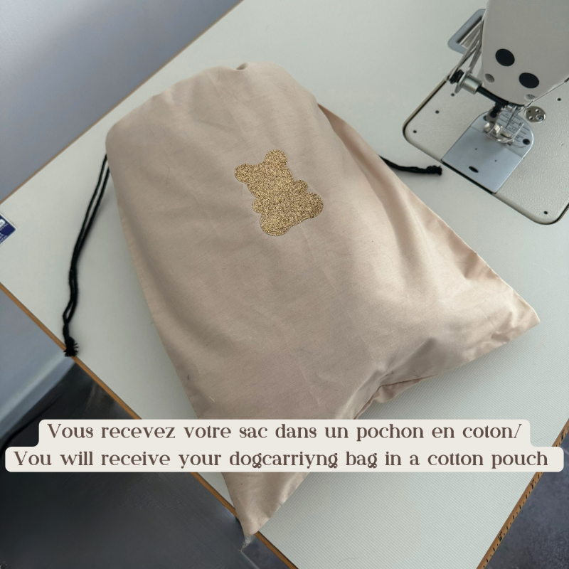 Sac bandoulière pour petit chien