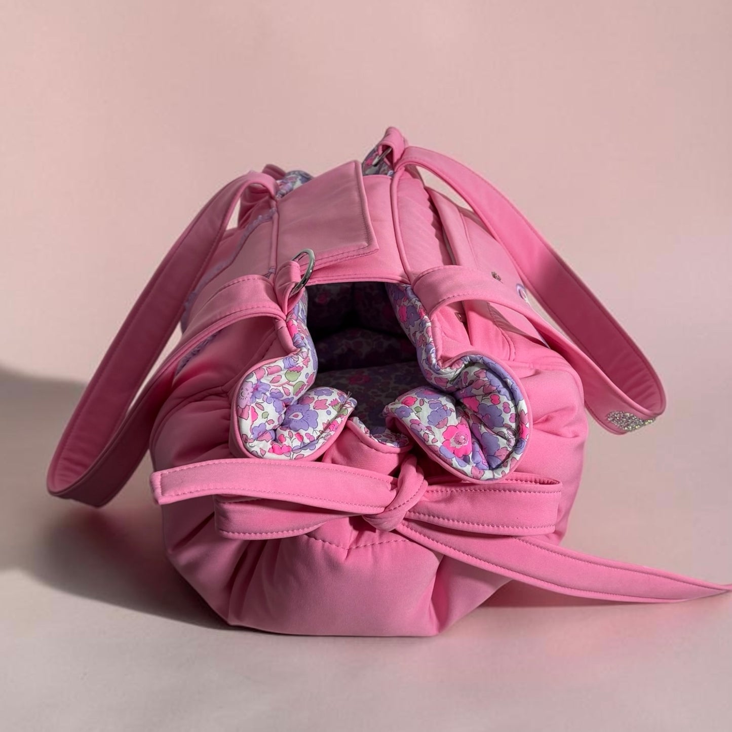 Sac de transport pour chien Stella été rose - Liberty - Édition limitée à 3 exemplaires