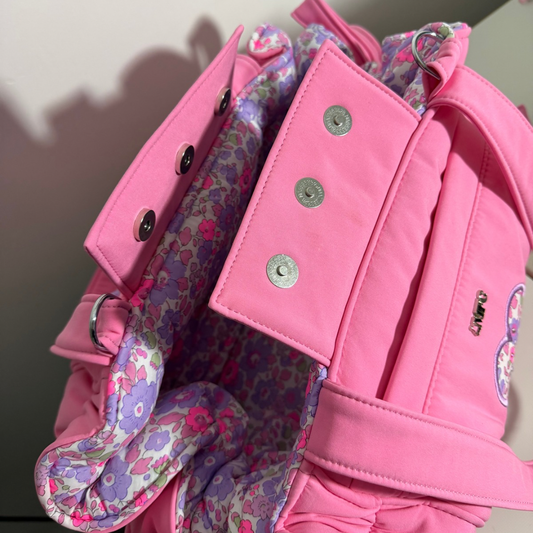 Sac de transport pour chien Stella été rose - Liberty - Édition limitée à 3 exemplaires