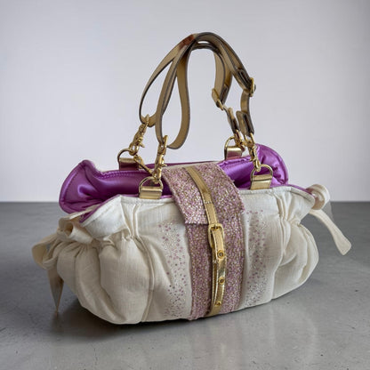Sac de transport pour chien Stella été en lin et tweed