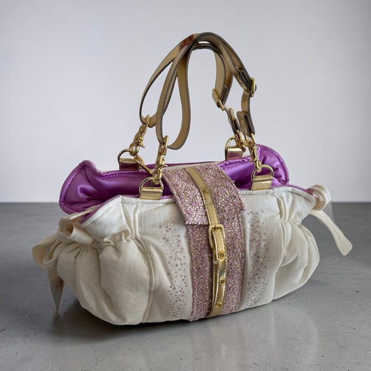 Sac de transport pour chien Stella été en lin et tweed
