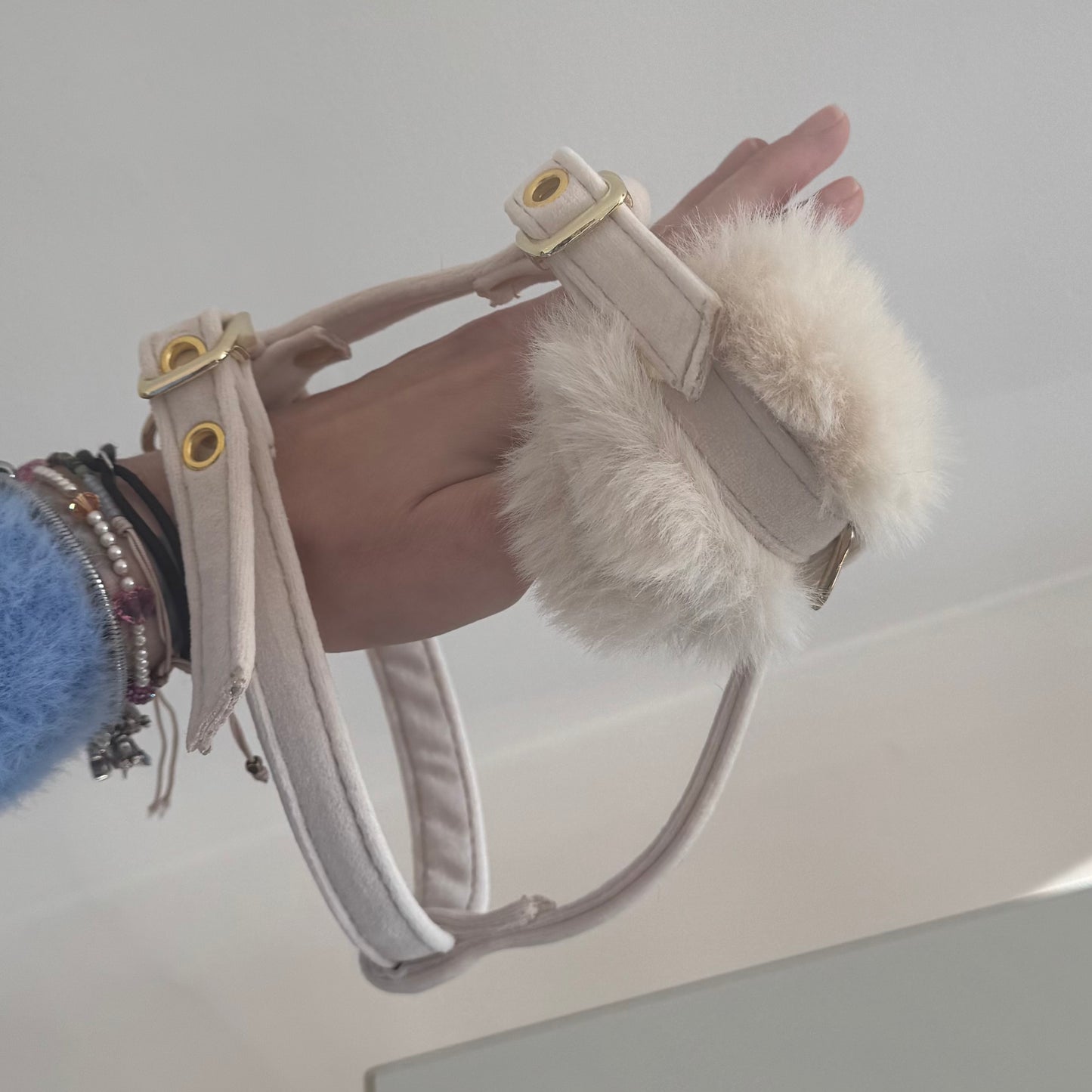 Harnais sur mesure en velours