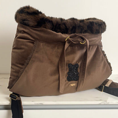 Sac de transport pour chien ventral personnalisé