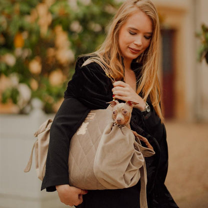 Sac pour chihuahua beige