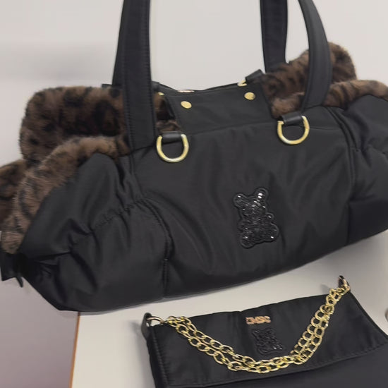 sac pour chien léopard