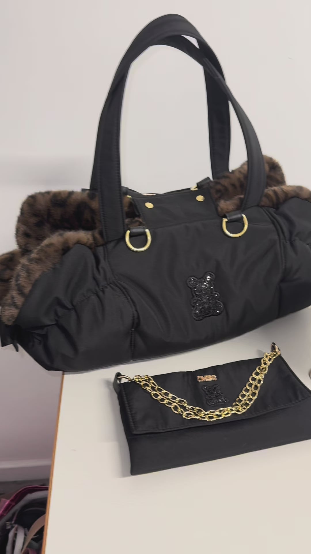 sac pour chien léopard